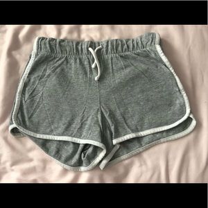 youth girls OLD NAVY grey sweatpant shorts